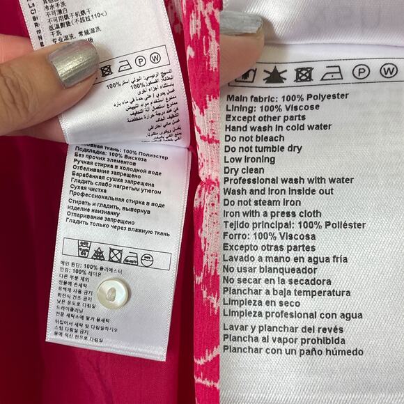 BA&SH NWOT Ulia Floral Wrap Tropical Mini Dress in Rose Size M - Picture 14 of 16